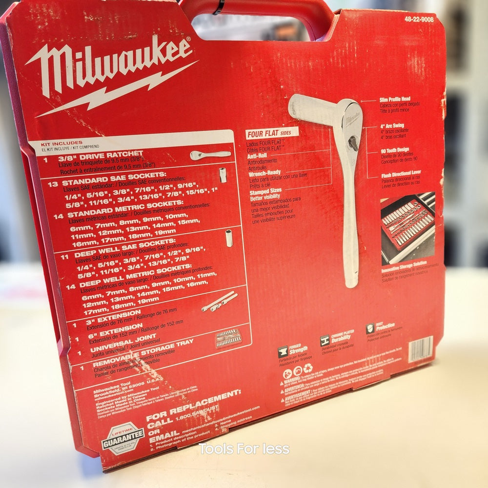 3/8 in Drive SAE/Metric Ratchet and socket 3/8 in Drive SAE/Metric Ratchet and socket